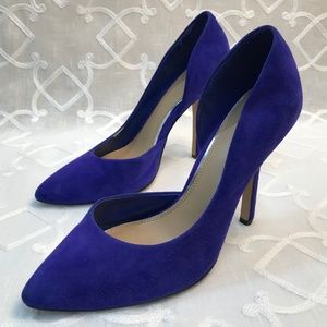 BCBGeneration Cobalt Blue Velvet Heel